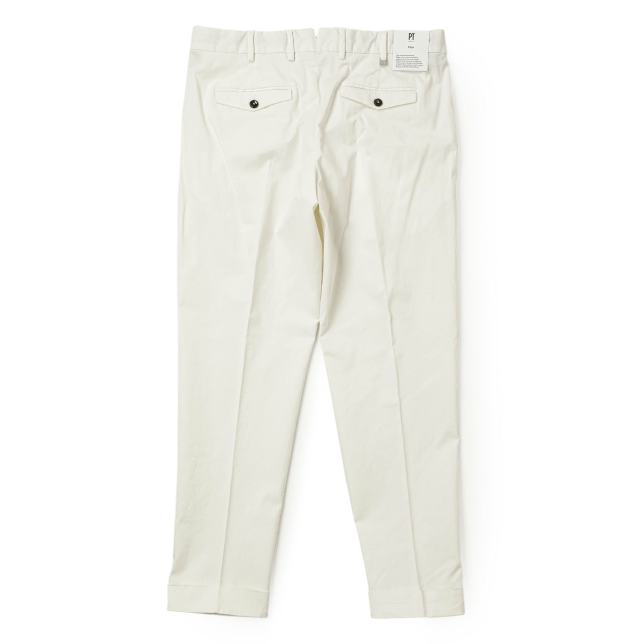 PTトリノEVO FIT スラックス 46サイズ ホワイトパンツ 白 PTトリノEVO FIT スラックス 46サイズ ホワイトパンツ 白